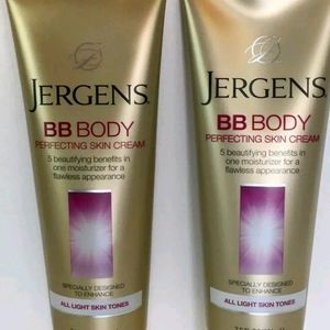 2 JERGENS BB BODY PERFECTING SKIN CREAMS